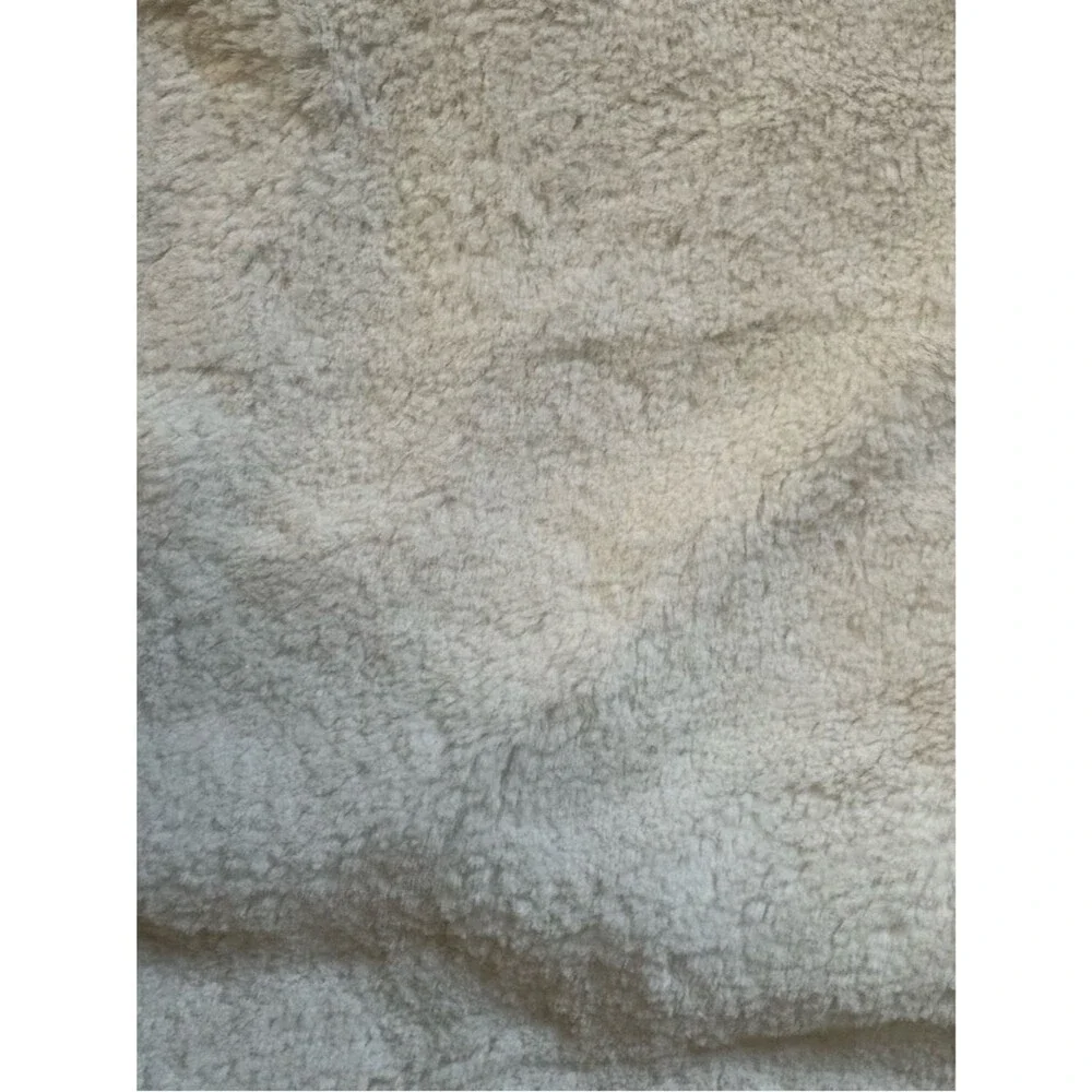Max Studio Cream Plush Throw Blanket - Soft Neutral